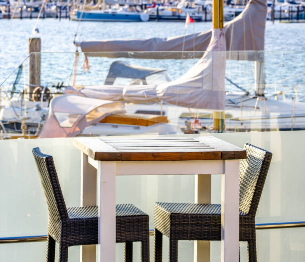istock Cafe at a port in italy 1445817217