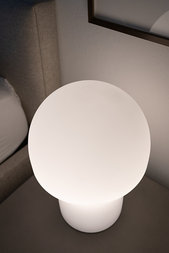 Nightstand table lamp mushroom