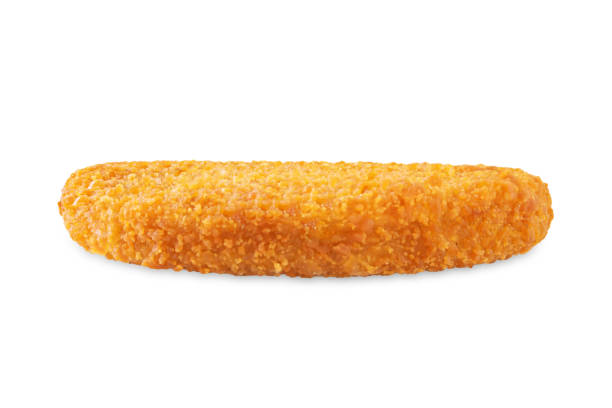 istock Prepared fish cutlets on a white isolated background 1445834726