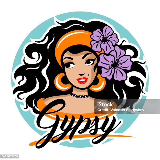 Stacy Gypsy Modern Beautiful Gypsy Woman Stock Illustration - Download Image Now ...