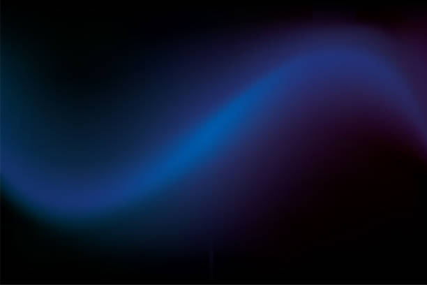 Free Stock Photo of Abstract blue light waves on black background ...