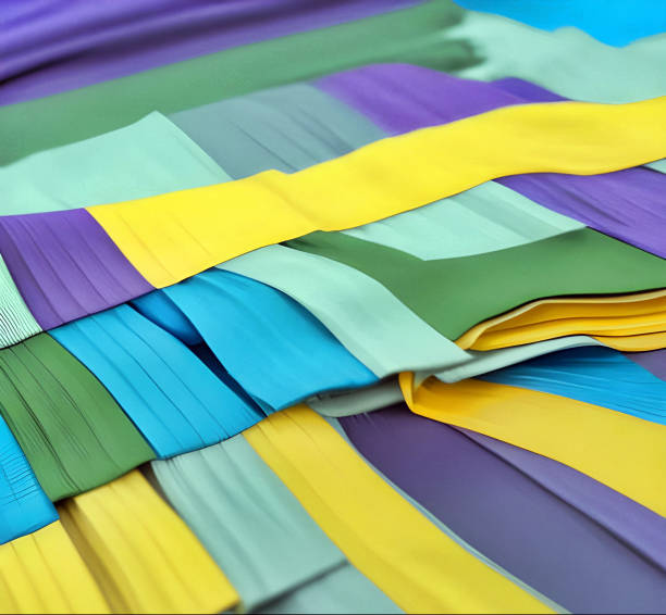 istock Strips of colorful cloth 1445843920