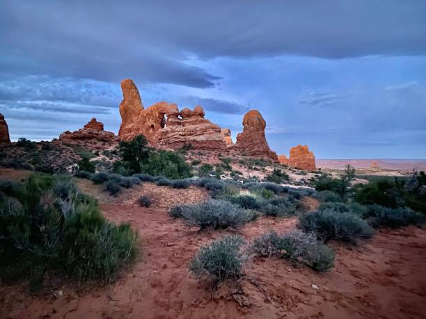 istock turret arch at dawn - arches national park, u.s.a. 1445849118