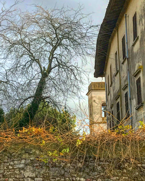 istock Capalle Tuscany in winter 1445853822
