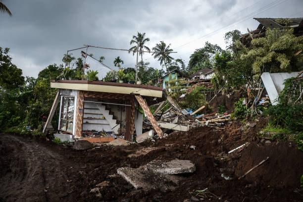 istock House Building Collapsed Due to Cianjur Earthquake 1445858803