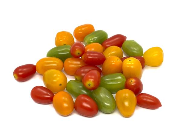 빨간 토마토 노란 토마토와 그린 토마토 - heirloom tomato organic tomato green tomato 뉴스 사진 이미지