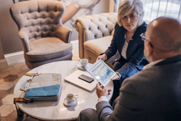 istock Mature business people 1445861769
