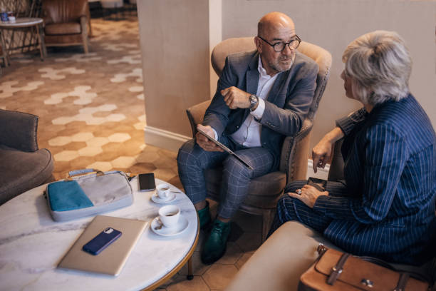 istock Mature business people 1445861922