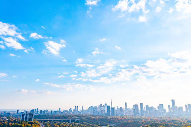 istock Downtown and Rosedale at dusk in Autumn, Toronto, Canada 1445877347