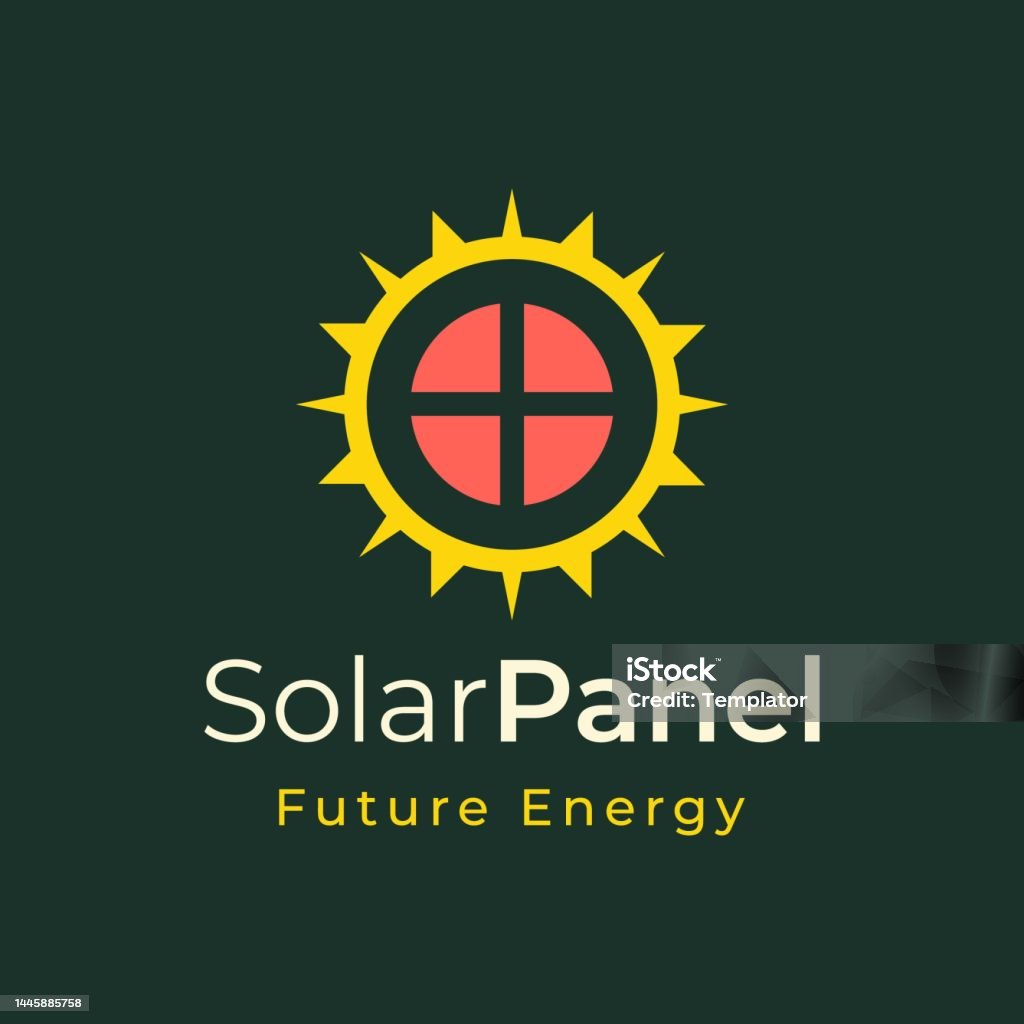 Module Energy Logo Solar Panel Energy Logo With Simple And Modern Shape For Electricity ...