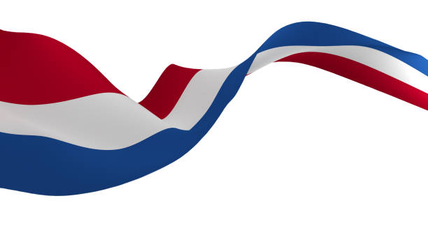 istock national flag background image,wind blowing flags,3d rendering,Flag of Netherlands 1445888520