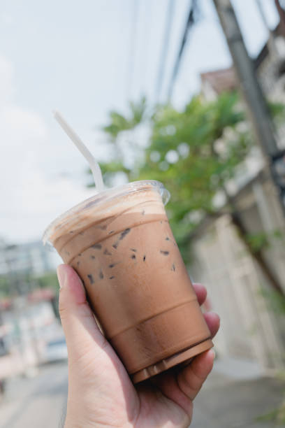 istock Refreshing drink on a hot day. Iced Mocha coffee 1445888715