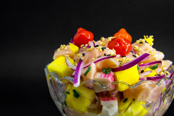 Ceviche Peruvian jedzenie – zdjęcie