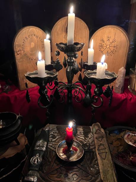 istock Witches Dark & Moody Altar 1445894525