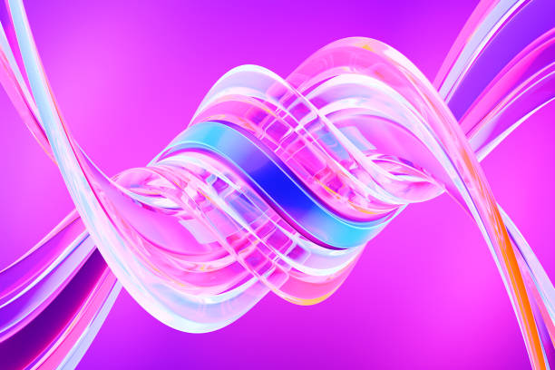 istock 3d illustration of a  abstract 3d polygonal  molecule. Medical science, genetic biotechnology, chemistry biology, gene cell concept 1445899344