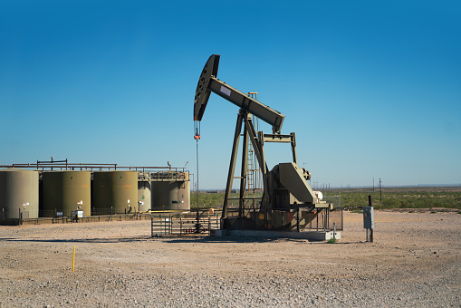 Oil pump in New Mexico, USA