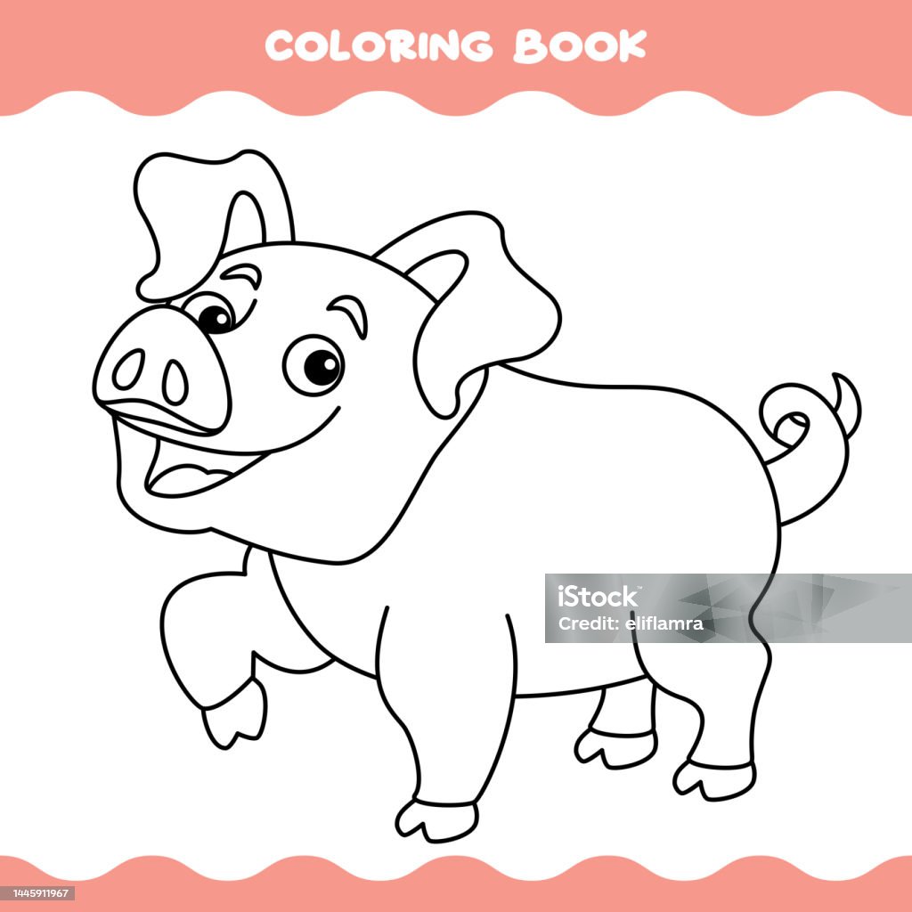Desenho de Porco para Colorir - Colorir.com