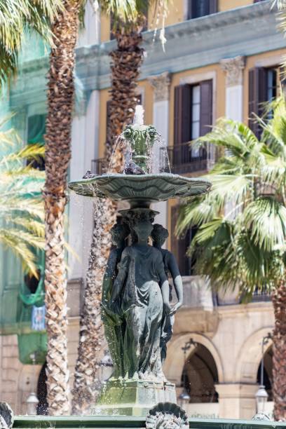 istock Royal square of Barcelona (Spain). 1445921646