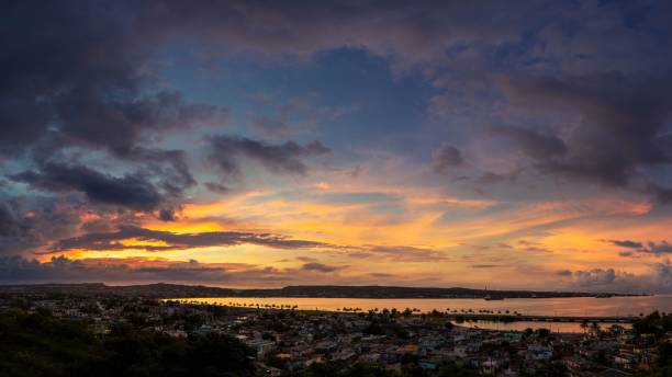 istock Scenic sunset view over the sea in Matanzas, Cuba 1445925794