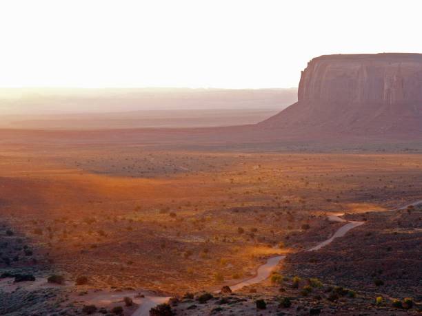 istock Red-sand Monument Valley on the Arizona-Utah border at sunset 1445931025