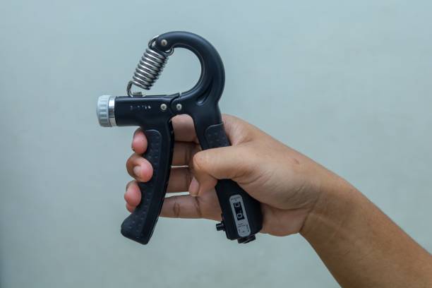 istock Closeup shot of a hand keeping a hand grip 1445931333