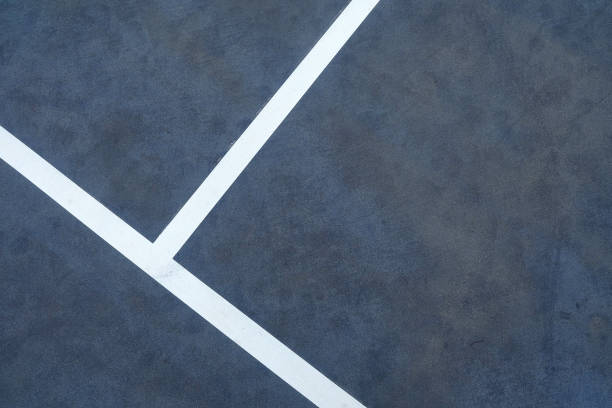 istock White Lines on Training Court Ground. 1445932348