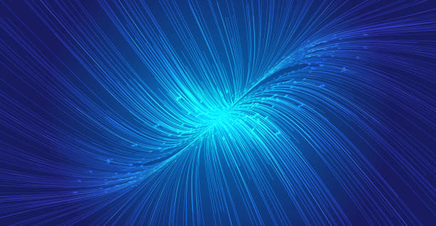 istock The blue curved dot line extends to converge the background of Internet technology big data 1445932404