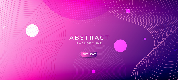 Abstract blue gradient geometric shape circle and wave line background. Modern futuristic background. Can be use for landing page, book covers, brochures, flyers, magazines, any brandings, banners, headers, presentations, and wallpaper backgrounds