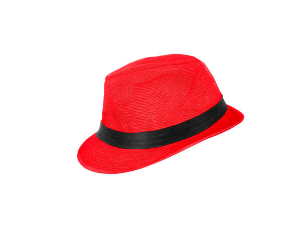 istock Red straw hat for Asian travel 1445937939
