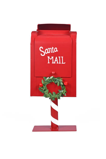 istock Red santa mail box for Christmas present wishlists 1445946169