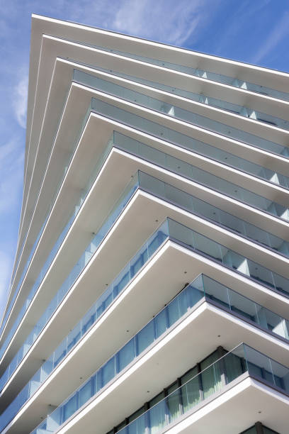 istock White balconies in modern apartment building 1445950341