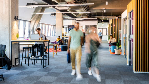 istock Two entrepreneurs coming to the loft apartment office 1445969340