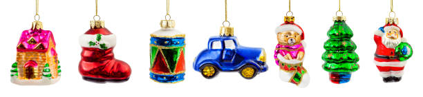 istock Set of christmas decorations 1445970557