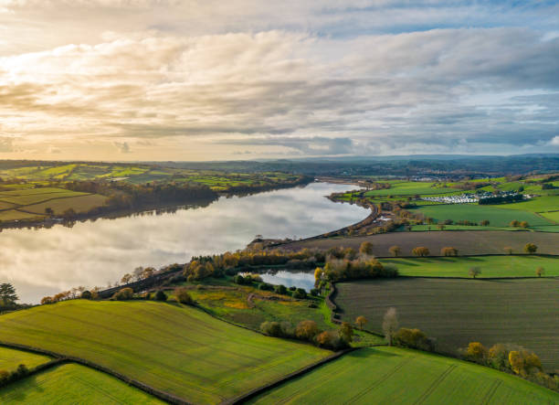 istock Sunrise over the River Teign at Bishopsteignton 1445977476