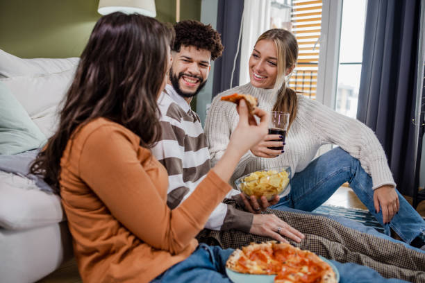 istock Friends enjoying relaxed conversation 1445982173