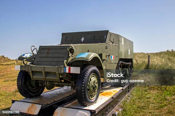 Saintmartindevarreville Armoured Vehicle Of The Second World War Manche Normandy Stock Photo - Download Image Now