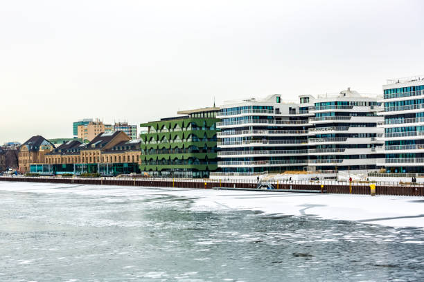 istock Office buildings in Berlin at wintertime 1445988581