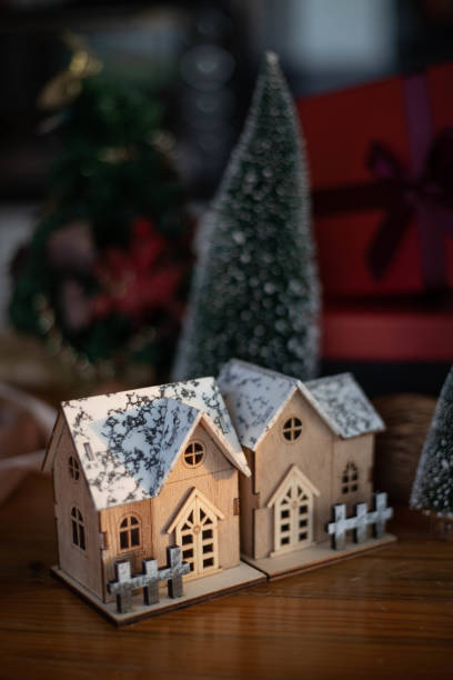 istock Christmas doll house 1445992519