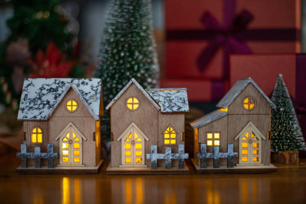 istock Christmas toy house 1445992547