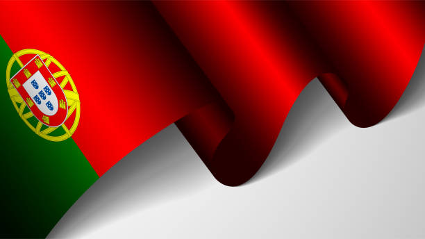 istock EPS10 Vector Patriotic background with Portugal flag colors. An element of impact for the use you want to make of it. 1445995717