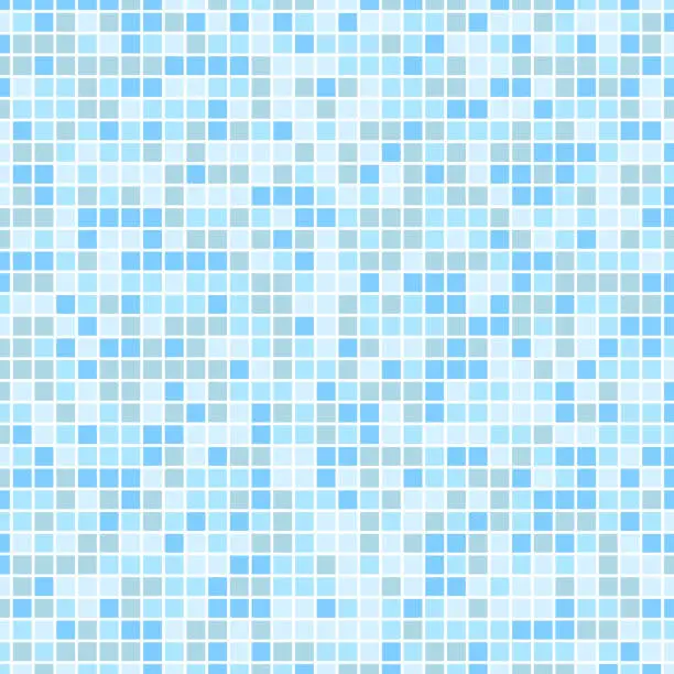 Vector illustration of Pool tiles pattern