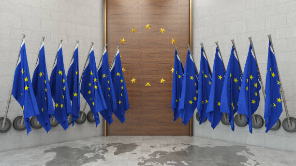 istock European Union EU Flags in a Row 1446014114