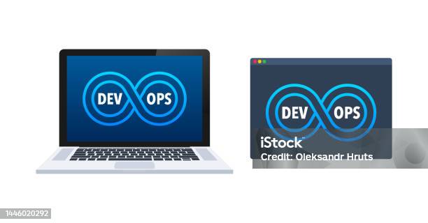 Dev Vs Ops Devops Software Development Methodology Dev Ops Software Vector Stock ...