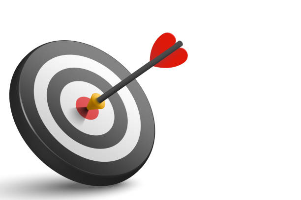 istock 3d red dart hit to center of dartboard00 1446021886