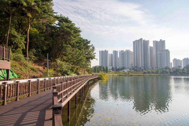istock Gwanggyohosugongwon Park, Suwon 1446021933