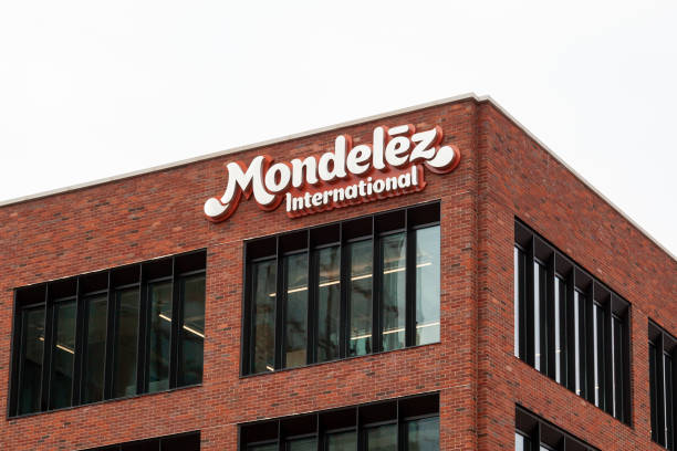 Mondelez International headquarters in Chicago, Illinois, USA. stock photo