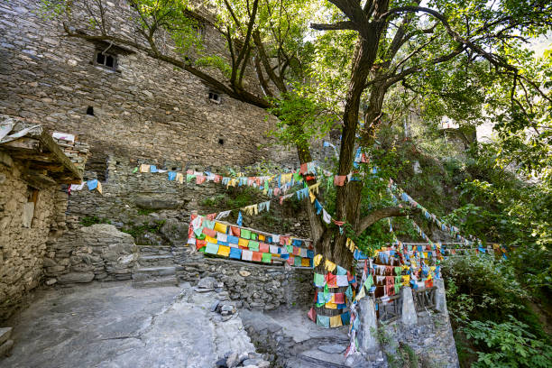 The old Tibetan village of Se'ergu in Heishui County, Sichuan Province, China