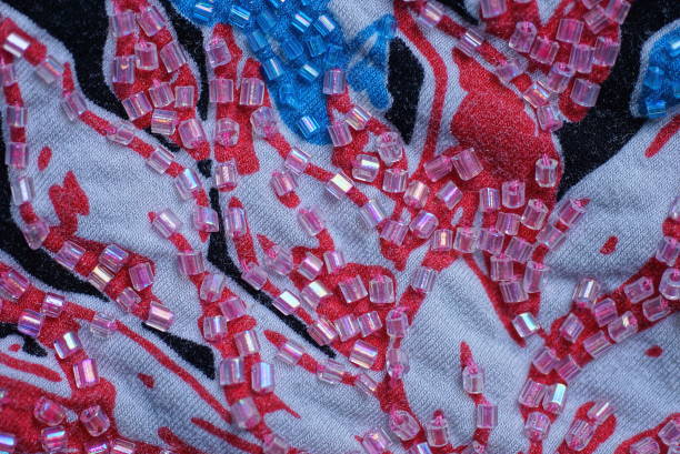 Bold colours Abstract Background with glittering sequins