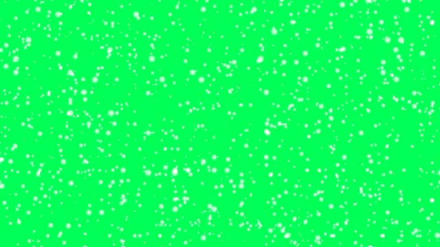 snowfall green screen background, snowdrop