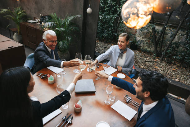 istock Business meeting in a restaurant 1446047883